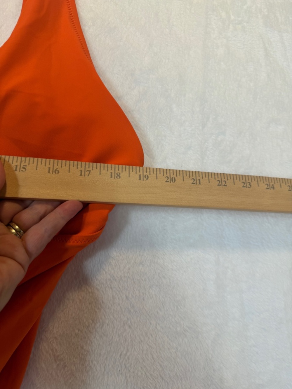 Old Navy Bathing Suit Womens Size 3X Orange One Piece Beach Deep Plunge - Picture 5 of 7